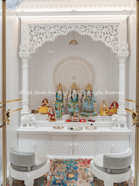 A mandir for the home does more than occupy a corner. It quietly sets the emotional tone of the entire living space, influencing how